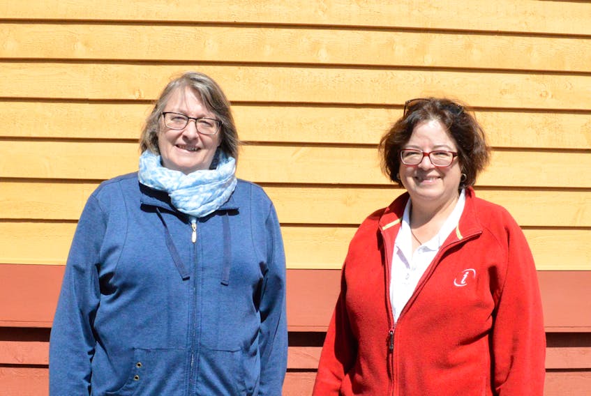 Deborah Bourden, left, and Wilma Hartmann purchased the historic Victoria Hall in Twillingate around three years ago, and considerable work has been done so far to maintain the building’s structure. They have plans to utilize the building as an all-purpose venue but are open to other ideas on how the heritage site could be used.