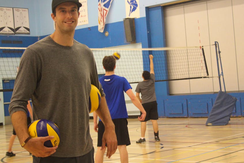 Retiring from professional volleyball and moving back to Gander, Max Burt has decided to pass on his knowledge of the sport to local youth.