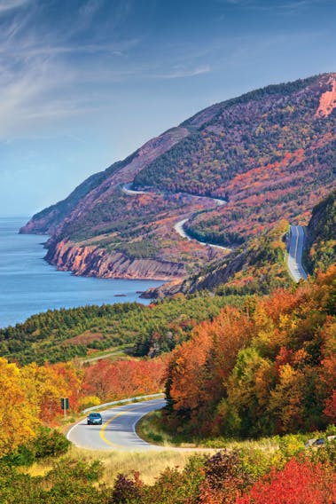 Bonnie MacLeod with Parks Canada says fall is an incredible time to visit the world-famous Cabot Trail in Cape Breton Highlands National Park. - Photo Courtesy Tourism Nova Scotia.