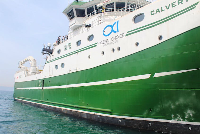 The Calvert is the first trawler to be built for the offshore fishery in Atlantic Canada since the 1980s, and the first one to be built for Ocean Choice International (OCI). The vessel adds to the company's offshore fleet that includes five other vessels. CONTRIBUTED PHOTO