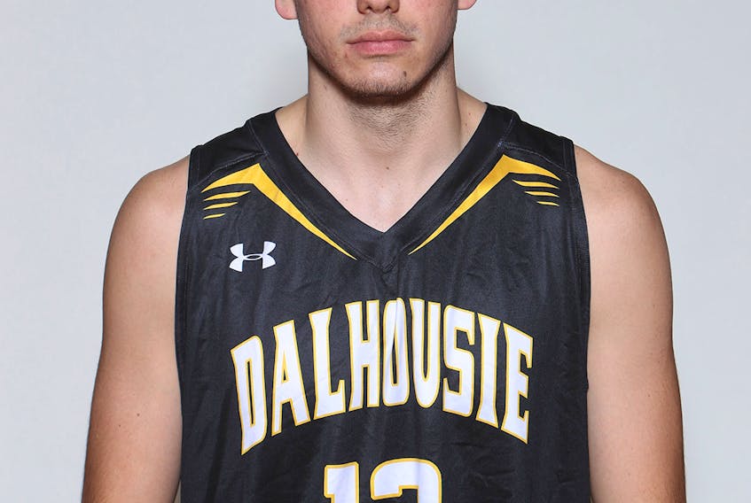 Basketball player Alex Carson has been named the Dalhousie University male athlete of the week. Dalhousie University Photo