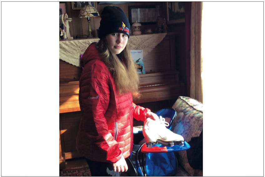 Barbara Kate Cavell, a 14-year-old figure skater from the St. John’s North region, will be one of hundreds of athletes headed to Deer Lake today for the second half of the 2018 Newfoundland and Labrador Winter Games. She was busy packing her things Tuesday night for the trip to the west coast knowing she had things to do the next morning: Barbara Kate and her 11-year-old sister, Helen, have been delivering Go Bags for The Telegram for the past three years, in addition to a paper route since September. The girls had to get their papers done this morning before Barbara Kate headed out over the road.