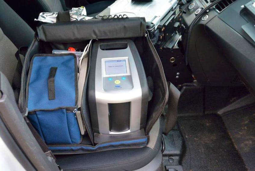 Nova Scotia RCMP are using this marijuana level detector, called the Dräeger DrugTest 5000, to check whether somebody is driving under the influence.