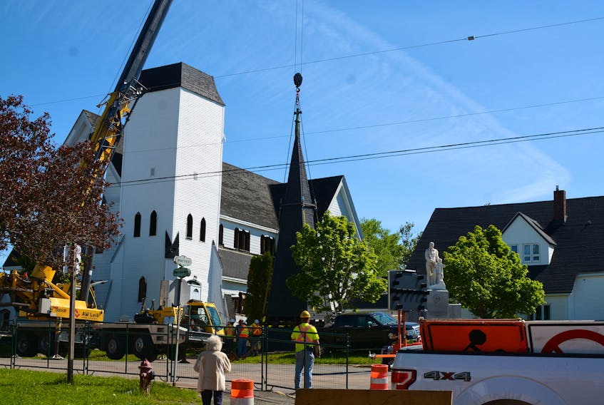 Demolition of All Saints Anglican Church in Springhill has begun.