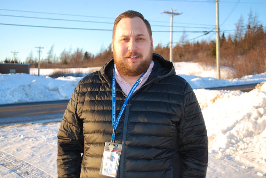 Gerry Mercer is a youth outreach worker for Eastern Health in Clarenville. — JONATHAN PARSONS/THE PACKET
