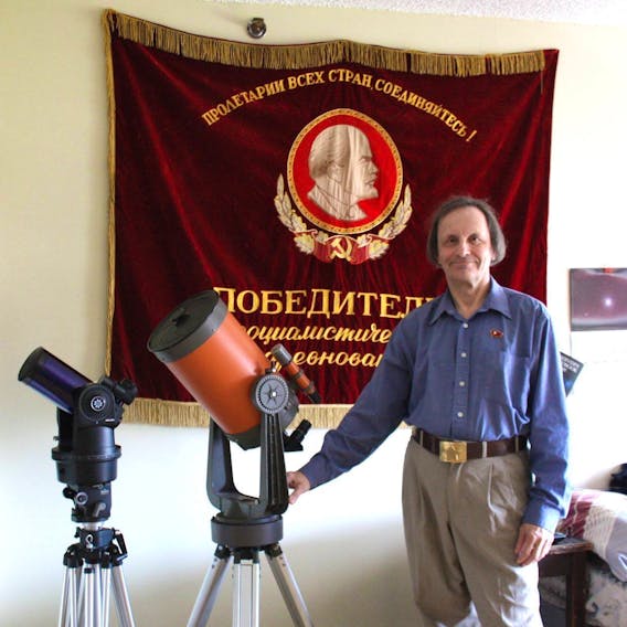 Michael Boschat, a member of the Royal Astronomical Society of Canada.