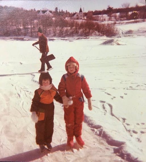 Stephanie Blades had just shared her love of snow in an email with us when her sister came across this great photo. The sweet picture was taken in 1978; Stephanie was 4 and her sister was 7 years old.  "That is our beloved late father in the background shovelling off the snow to ensure outdoor fun!"