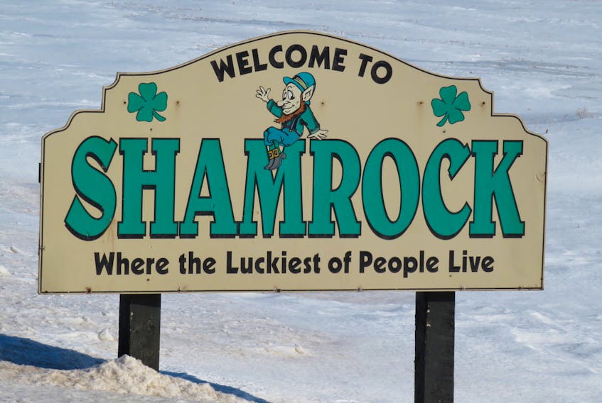 While driving on Route #225 from Summerside to Charlottetown, Michele and Mike came across this timely sign. It was the end of last month, but Michele saved it for today.  I can’t speak for the residents of Shamrock PEI, but we are lucky that Michele shares so many lovely Island photos with us!

Happy St. Patrick’s Day from Michele & Mike Lawlor