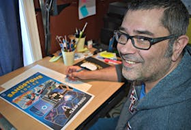 Greg Webster of Stanley Bridge is the creator of the full-length comic story “The Ghost of the Cradle”, which will form part of a 72-page anthology that hits shelves March 30.