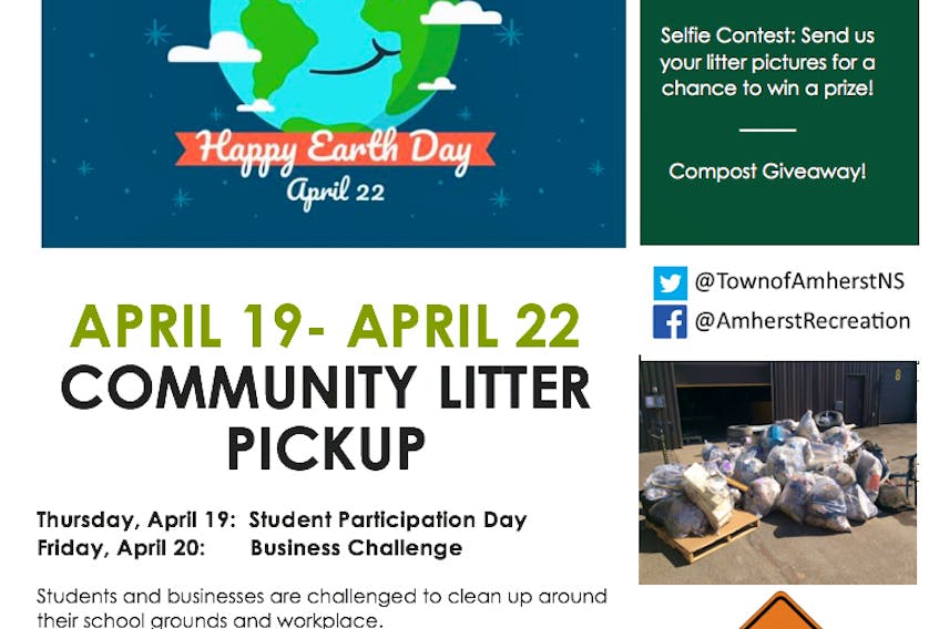 Amherst's community cleanup celebrates Earth Day.