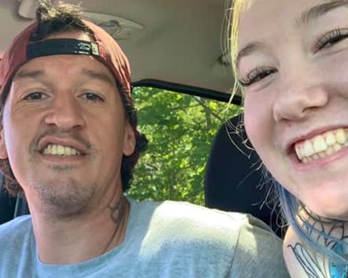 Miranda Taylor and Kaz Henry Cox are shown together in a selfie posted on her Facebook page. Cox is charged with first-degree murder in the July 2019 shooting death of Triston Reece in Halifax, while Taylor is charged with being an accessory after the fact and two counts of intimidation.