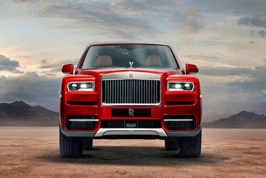 The Cullinan is the first all-terrain SUV from Rolls-Royce. (ROLLS-ROYCE)