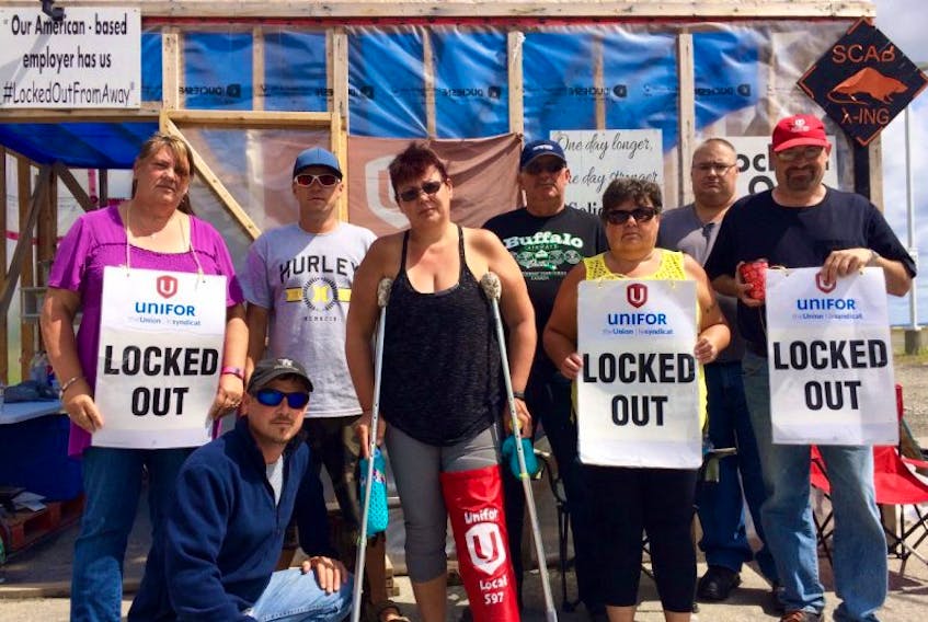 Employees with D-J Composites, members of Unifor 597, in Gander have been locked out since last December. SaltWire Network file photo