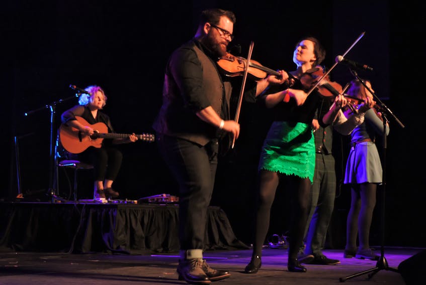 Going strong for over two decades, Scotland's Blazin' Fiddles bring the heat to Celtic Colours' opening night Fiddles on Fire concert at the Port Hawkesbury Civic Centre on Friday.