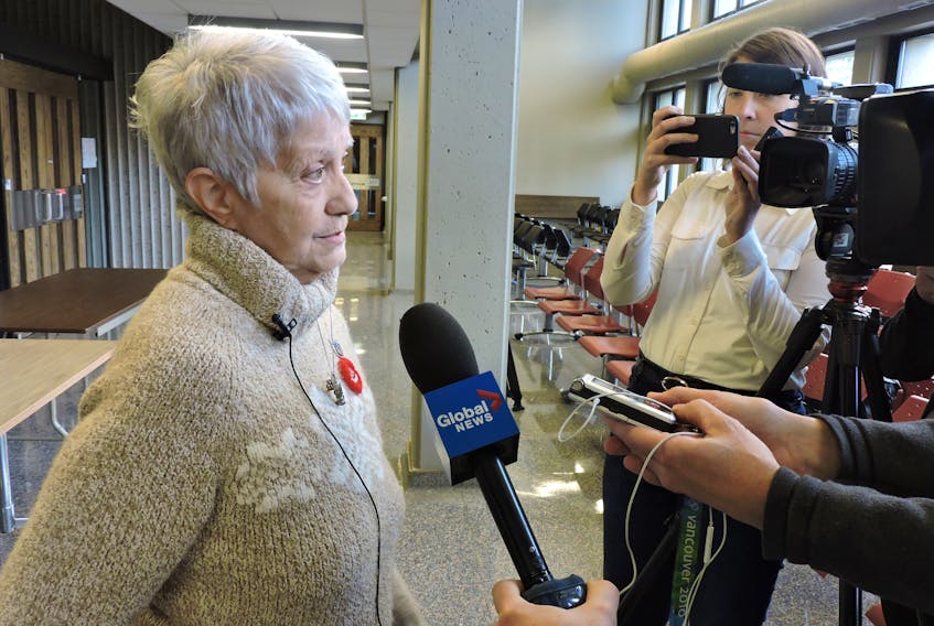 Jeannette Rogers, mother of Corey Rogers, tells reporters how the system failed her son after special constables Cheryl Gardner and Dan Fraser were found guilty in Nova Scotia Supreme Court on Sunday of criminal negligence causing his death while he was in custody.