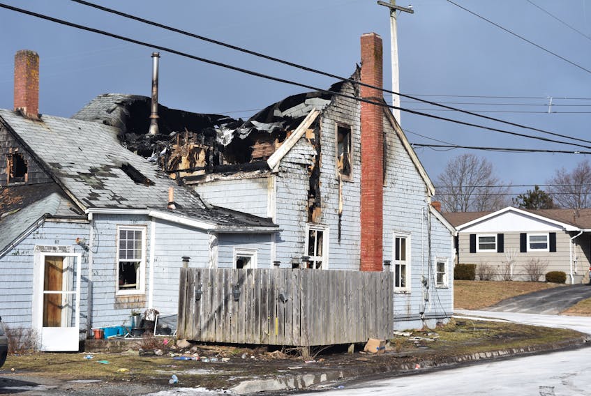 Members of the Stellarton Fire Department responded to a fire at this residence at 1:00 a.m. on Feb 8.