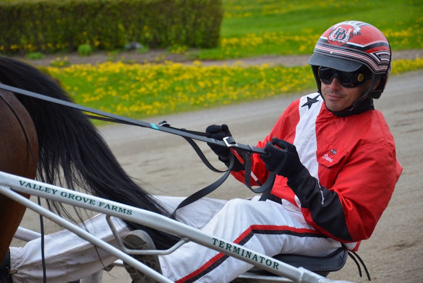David Dowling recorded four driving victories on Sunday afternoon’s harness racing card at Red Shores at Summerside Raceway.