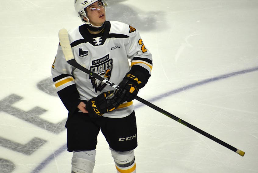 Zach Welsh made his Quebec Major Junior Hockey League debut on Wednesday when the Cape Breton Eagles host the Quebec Remparts at Centre 200 in Sydney. Welsh was a second-round draft pick by the Eagles at the 2019 QMJHL Entry Draft.