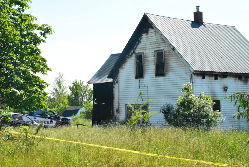 This home on South Main Street Westville caught fire in the early morning hours of July 1.
