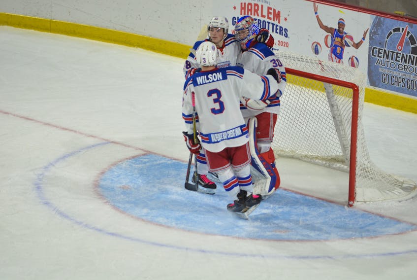 The Summerside Western Capitals hosted the Edmundston Blizzard in a Maritime Junior Hockey League game at Eastlink Arena on Oct. 26. The Caps won the game 5-2.