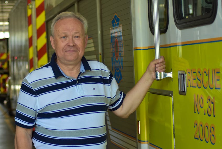 Brian Desloges, acting fire chief for the Kentville Volunteer Fire Department, is passionate about the behind the scenes works that leads to pleasing results on the ground.