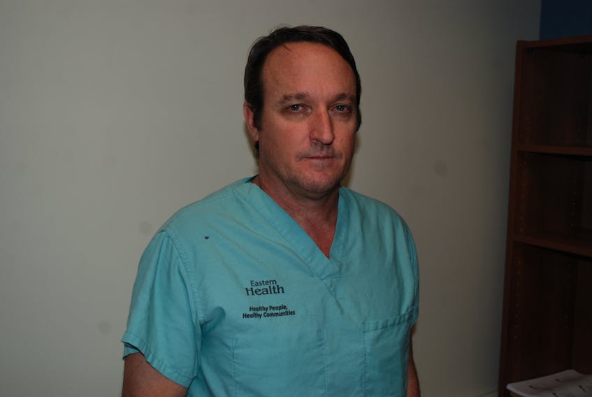 Dr. Ryno Verster of G.B. Cross Memorial Hospital in Clarenville, N.L. Verster has been a surgeon at G.B. Cross for the past 10 years, after he and his family moved to Clarenville from South Africa.