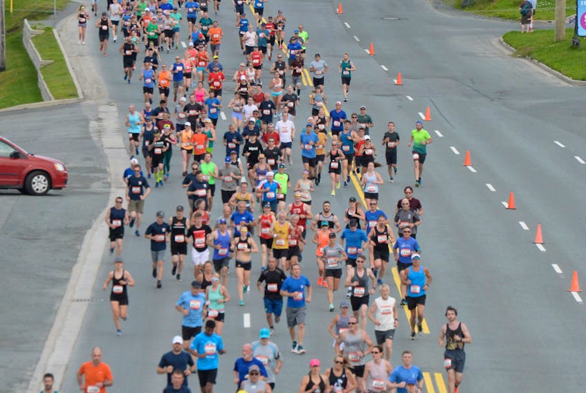 Of the 4,003 runners who registered for Sunday's Tely 10, 3,691 finished the race. Of that number, 2,168 were females. — Joe Gibbons/The Telegram