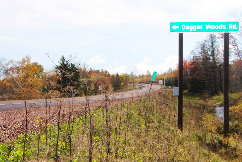 The stretch of Hwy. 104 near Dagger Woods, Antigonish County was the site of a three vehicle collision Oct. 20 which claimed the lives of three women.