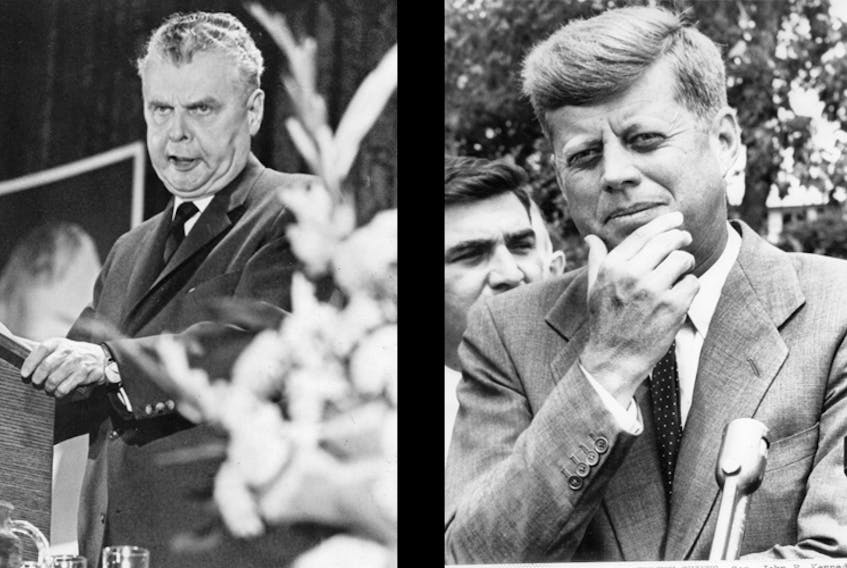 It was no secret that U.S. President John F. Kennedy intensely disliked Prime Minister John Diefenbaker, writes Peter McKenna. - Herald Archive Photos