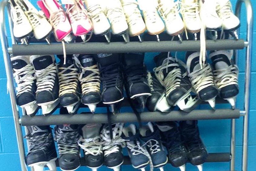 Ice skates are free at the Digby Arena for those who need them. CONTRIBUTED