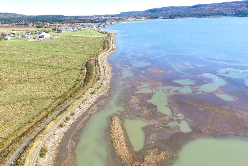 The federal and provincial governments have announced close to $50 million in funding to upgrade 60 kilometres of dikes and five aboiteaux within the Bay of Fundy dike system. In Cumberland County the project will address rising levels and the impact on aboiteaux and dikes in Nappan and Amherst Point as well as in Advocate.