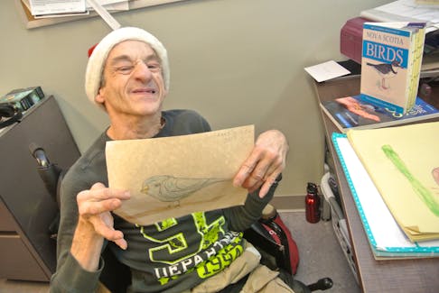 After three decades of being a client at the Bridge Adult Services Centre, Gary Cormier surprised everyone when he started to draw.
