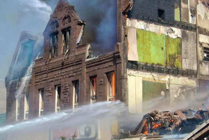 A massive fire in late August 2012 destroyed the Black and Windsor Block buildings in downtown Amherst. The buildings housed Doolys as well as the Victorian Arms Apartments. The fire also forced the Amherst Police Department to abandon its headquarters next door. That building was restored and is now home to a restaurant while the site of the fire remains empty more than five years later.