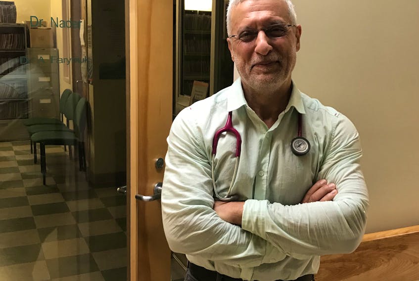 Dr. Najeeb Kadir has been in Amherst since 2008 after first coming to the Cumberland Regional Health Care Centre to do a locum. Since then he has been the chief of staff and chief of surgical at the hospital. - Len MacDonald for the Amherst News