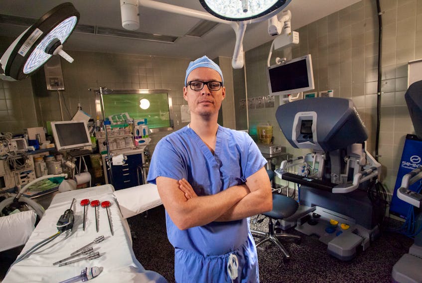 Dr. Ross Mason is one of four surgeons who were recently recruited to the QEII Health Sciences Centre thanks, in part, to Atlantic Canada’s first surgical robotics technology — which will be entirely funded by QEII Foundation donors. Photo credit: QEII Foundation