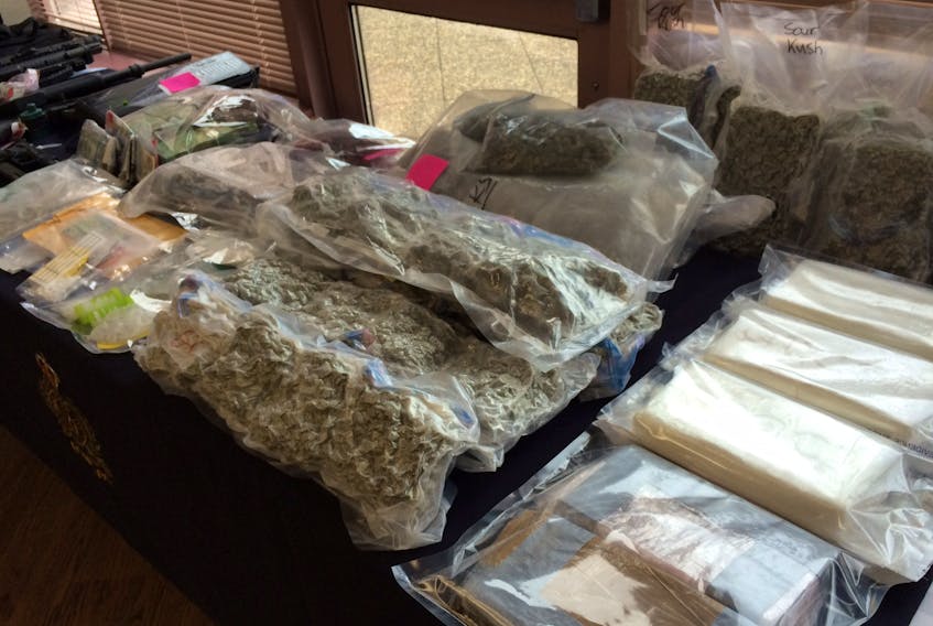 Two people charged in St. John's following a major drug bust Monday by the RCMP.