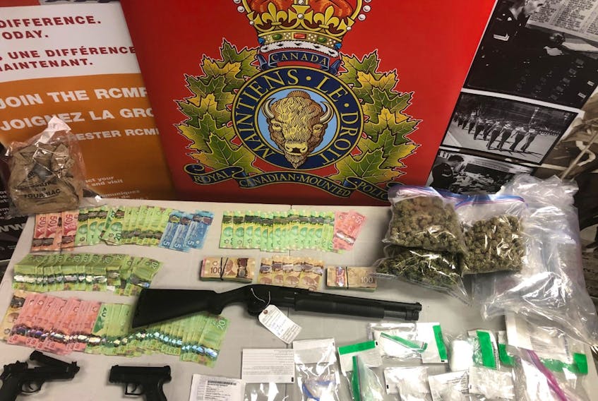 Drugs, guns and other items were seized in a series of police raids in Colchester County on July 30 and 31. Police searched nine properties in Bible Hill, Truro, Kemptown, Greenfield and Harmony and arrested 16 people.