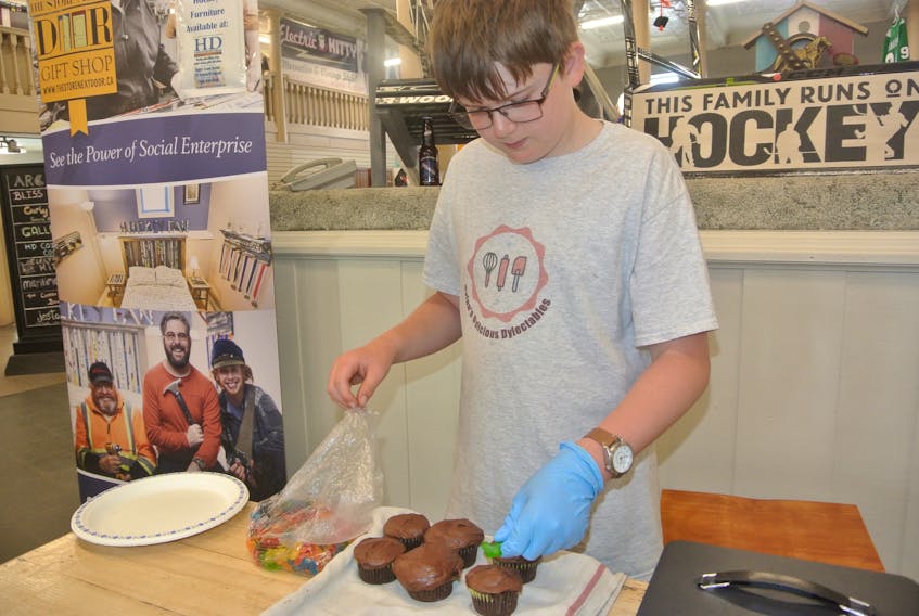 Dylan Marshall of Amherst is not your average 12-year-old. He’s an entrepreneur. The Amherst resident started his own baking business, Dylan’s Dylicious Dylectables, and selling them in front of his Victoria Street East home. He recently sold $420 worth of cupcakes to help send three children to YMCA day camp as part of a campaign by Holly Casey’s ARC Social Media company to celebrate the business’ first anniversary.