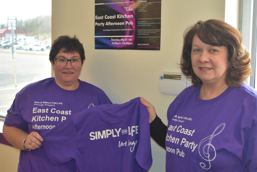 Stacey Munro and Tammy MacLaren have been busy organizing the East Coast Kitchen Party which will be held at New Glasgow Academy on April 13.