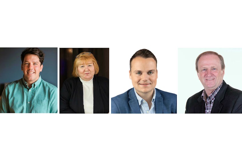 Egmont riding Candidates, Alex Clark (Green Party of Canada), Sharon Dunn (NDP), Logan McLellan (Conservative Party of Canada) and Bobby Morrissey will square off at a debate at Harbourfront Theatre in Summerside on Oct. 9.