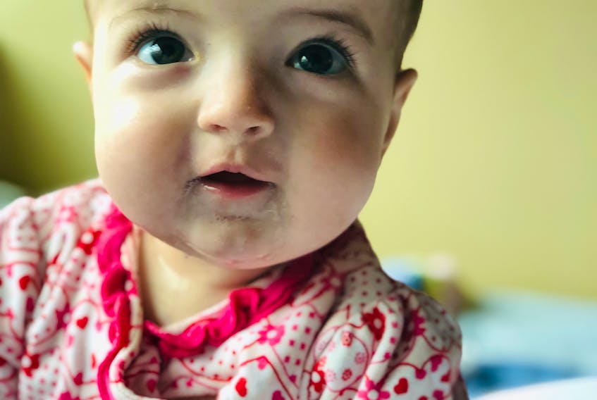 Starting on Monday, eight-month-old Ella MacPherson will begin the process of undergoing a bone marrow transplant. CONTRIBUTED