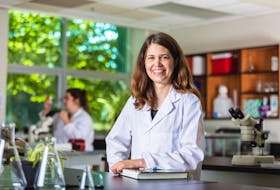 Dr. Erin Cameron’s ground-breaking research on earthworms has taken her as far as Finland, Germany, Denmark, the Yukon, Alberta, Sable Island and in her backyard of Halifax. - Photo Contributed.