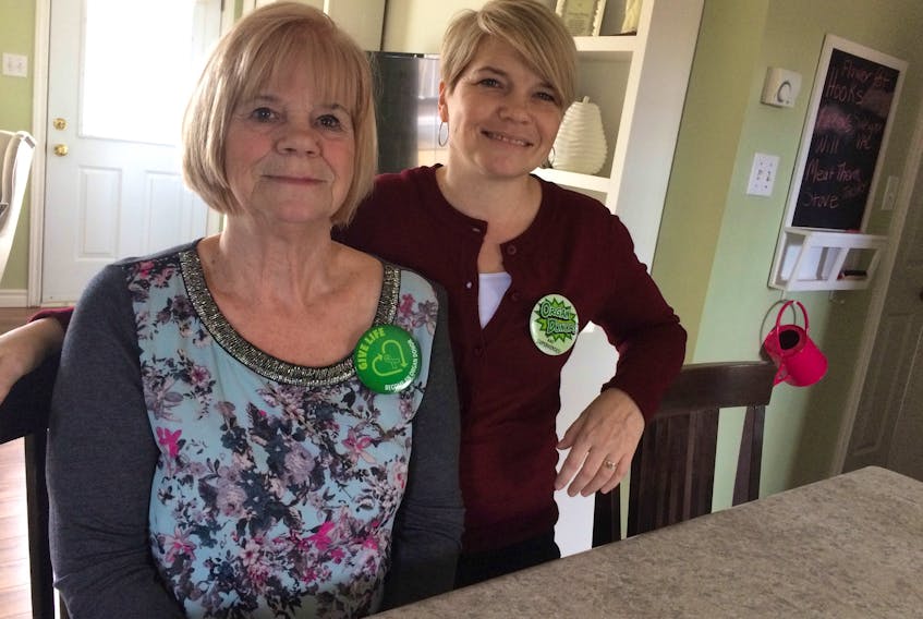 Doreen Jordan, left, and her daughter Chantel Martin are ready to celebrate a special anniversary in April. Twenty years ago, Jordon gave one of her kidneys to her daughter and things have been going well ever since.
