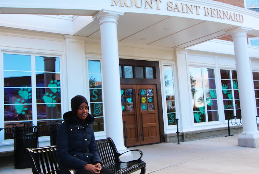 St. F.X. nursing student Farhiyo Salah, a refugee from Somalia, has overcome incredible odds and adversity to attend a Canadian university. She hopes a local organization, C.A.R.E., can help her reunite with her two sisters still living in a refugee camp in Kenya. Richard MacKenzie