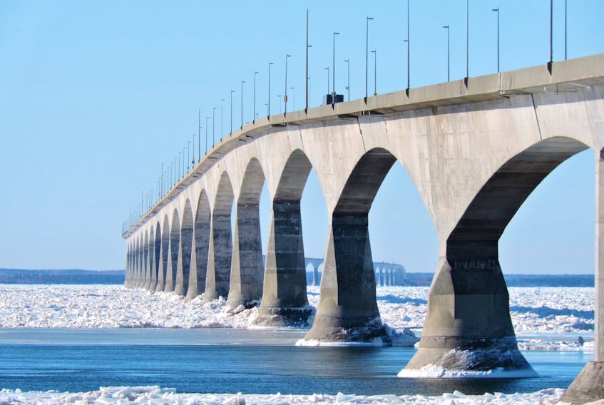 Odarka Farrell has a great eye for photography and shares this unique view of the Confederation Bridge.