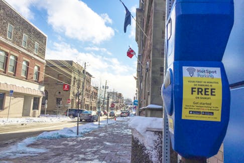 Three-hour parking in downtown New Glasgow affords an opportunity to give to those in need this winter.