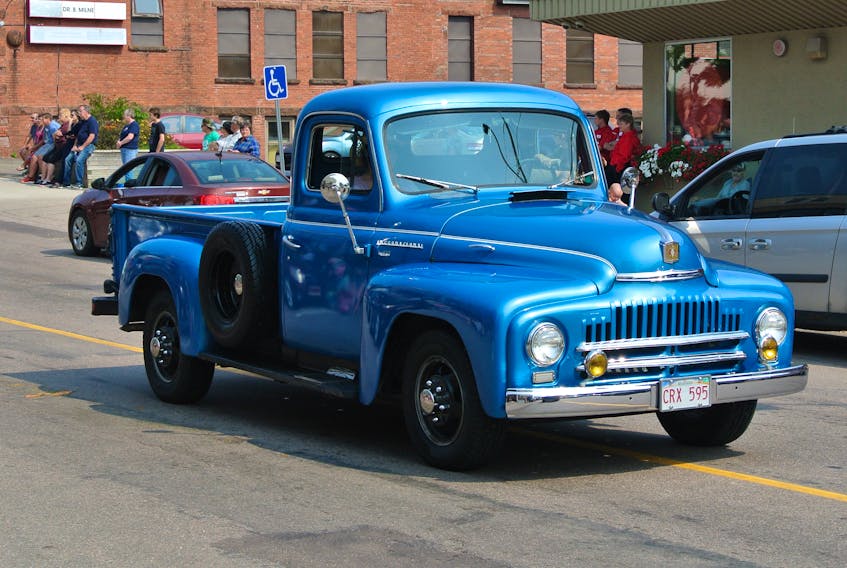 The Sackville Fall Fair parade features dozens of classic rides each year, many of which take part in the annual show ‘n’ shine that follows. Pictured above is just one of the classic vehicles that participated in last year’s parade. Sackville will play host to an Old Fashion Friday Night Cruise the evening of July 27.