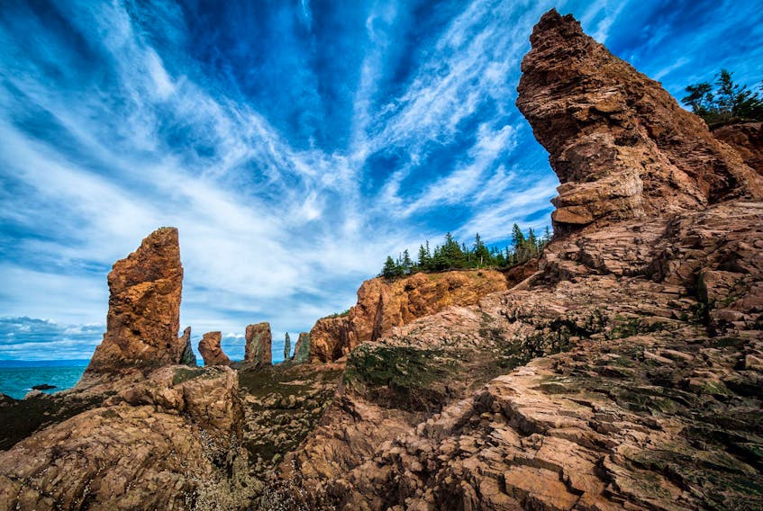 The application to UNESCO to establish the Cliffs of Fundy Aspiring Global GeoPark have hit a snag while the Cumberland Geological Society talks to UNESCO about a clause in its literature regarding the sale of rocks, minerals and fossils inside the geopark.