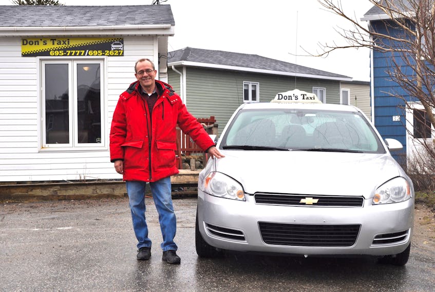 Don Gillam is the new owner of the Port aux Basques taxi service, which has been rebranded as Don’s Taxi.