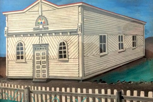 A painting of the old Salvation Army church on Army Hill now hangs in the Grand Bay building, which opened in 1978.